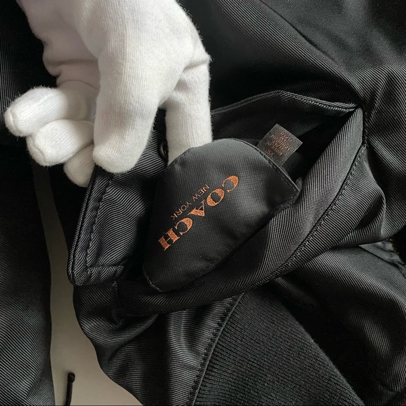 Women’s COACH 1941 Collection Reversible Bomber Jacket Black / Red - Size XS - Picture 4 of 11